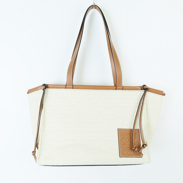 実際に弊社で買取させて頂いたLOEWE/ロエベ クッショントートバッグ アナグラムジャガード×レザー A612A93X25