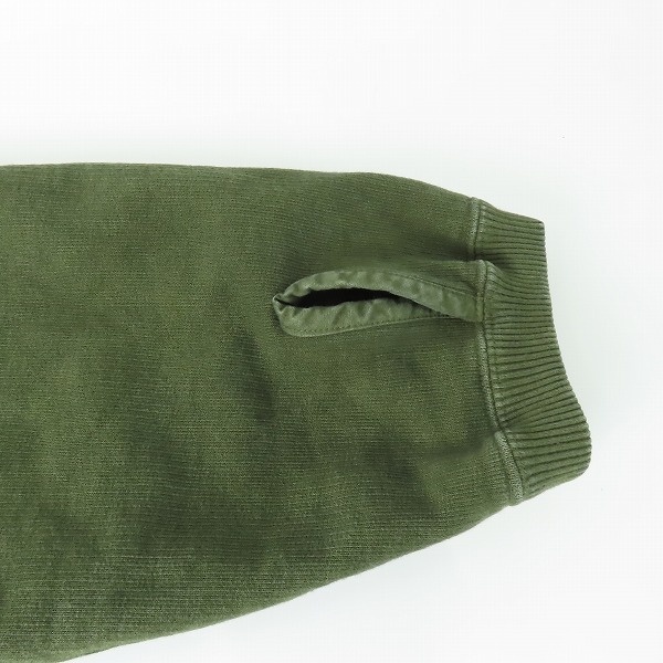 実際に弊社で買取させて頂いたTENDERLOIN/テンダーロイン ZIP UP SWEAT ジップアップスウェット OLIVE/Mの画像 5枚目