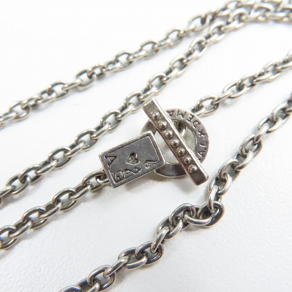 実際に弊社で買取させて頂いたF.A.L/FAL ×Dema/エフエーエル×デマ トランプデザイン  ネックレスチェーン