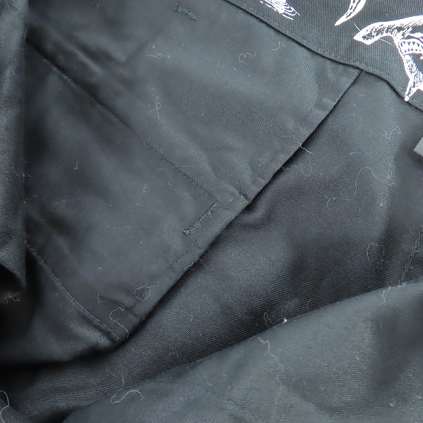 実際に弊社で買取させて頂いたBOUNTY HUNTER/バウンティーハンター サメ/シャーク 総柄 ハーフパンツ/ショートパンツ Lの画像 6枚目