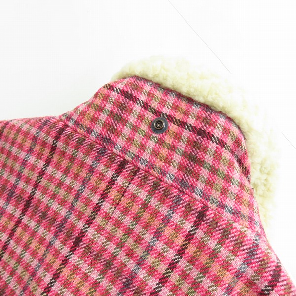 実際に弊社で買取させて頂いたconnecters/コネクターズ ウール内ボアジャケット/Mの画像 6枚目