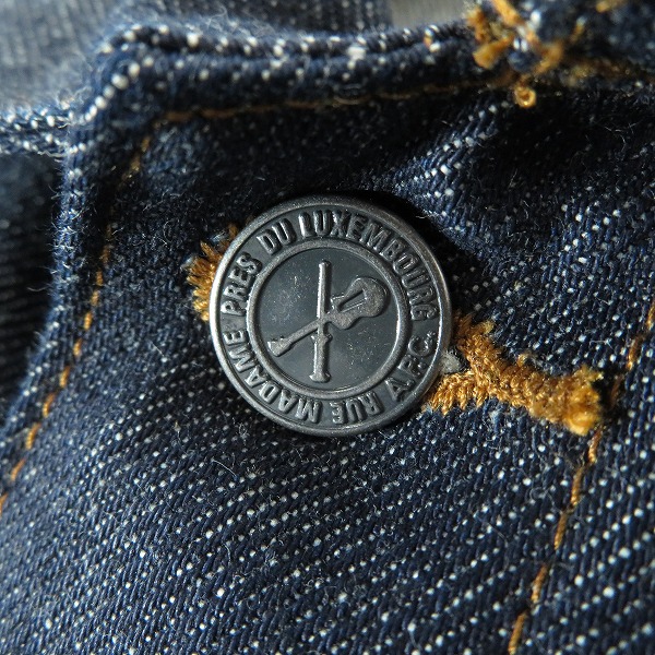 実際に弊社で買取させて頂いたA.P.C./アーペーセー RUE MADAME PARIS デニムジャケット/Gジャン Sの画像 4枚目