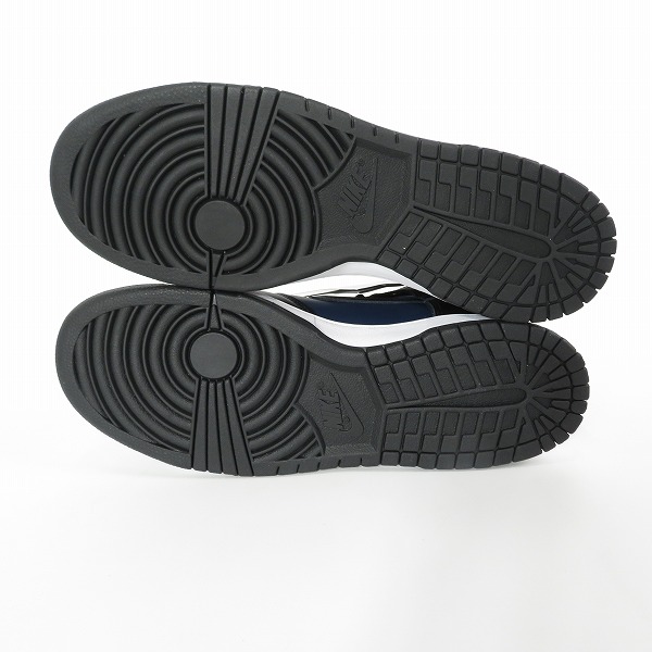 実際に弊社で買取させて頂いた【未使用】 NIKE×FRAGMENT DESIGN/ナイキ×フラグメントデザイン DUNK HI/ダンク ハイ ミッドナイトネイビー DJ0383-400/27の画像 2枚目
