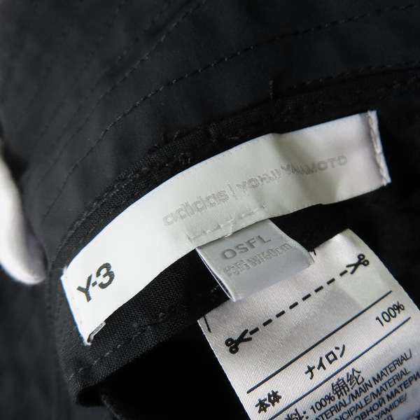 実際に弊社で買取させて頂いたY-3/ワイスリー Bucket Hat  バケットハット HD3308の画像 6枚目