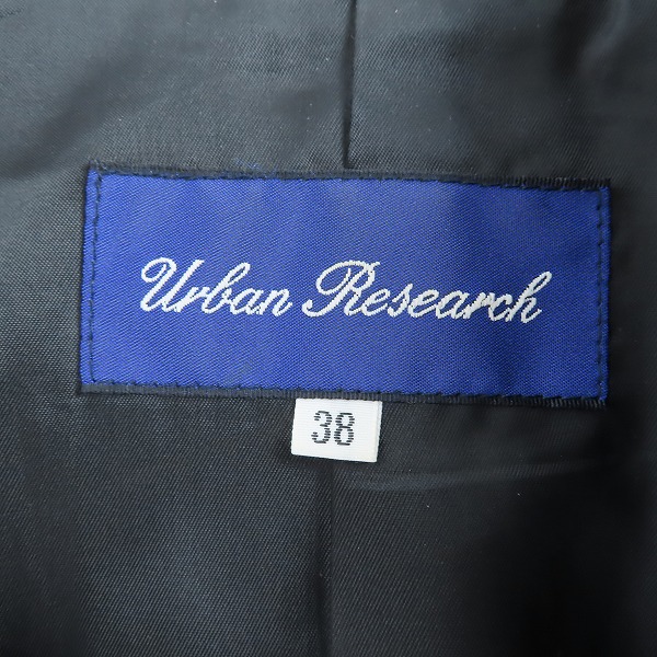 実際に弊社で買取させて頂いたURBAN RESEARCH/アーバンリサーチ レザー ダブルライダースジャケット/38の画像 2枚目