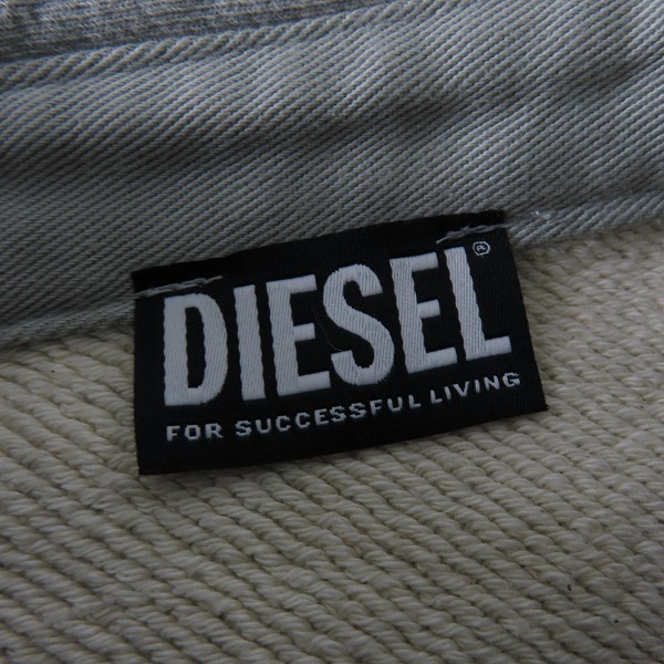 実際に弊社で買取させて頂いたDIESEL/ディーゼル スウェット シャツジャケット S-OCEAN-E1/Sの画像 2枚目