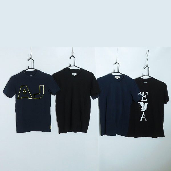 実際に弊社で買取させて頂いたGIORGIO ARMANI/ジョルジオアルマーニ EMPORIO ARMANI/エンポリオアルマーニ 他 半袖Tシャツ 4点セット