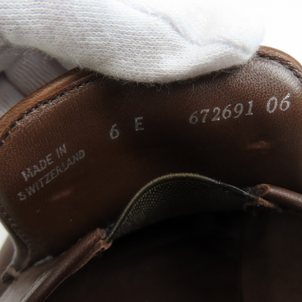 実際に弊社で買取させて頂いたBALLY/バリー ローファー レザーシューズ/6Eの画像 5枚目