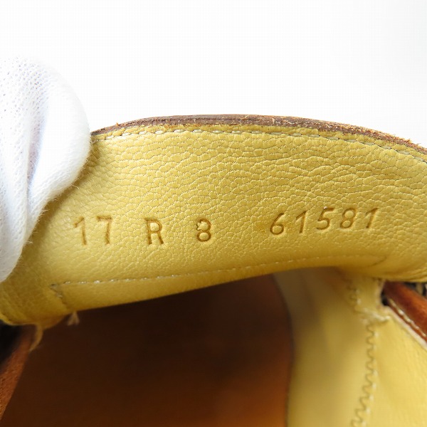 実際に弊社で買取させて頂いたParaboot/パラブーツ REIMS/MARCHE MIEL-VEG ランス コインローファー/シューズ 181003 8の画像 5枚目