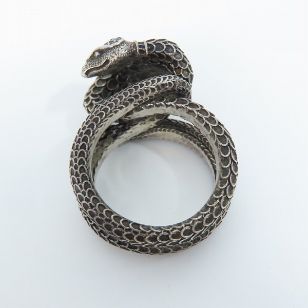 実際に弊社で買取させて頂いたGUCCI/グッチ ガーデンスネークリング 19号の画像 4枚目