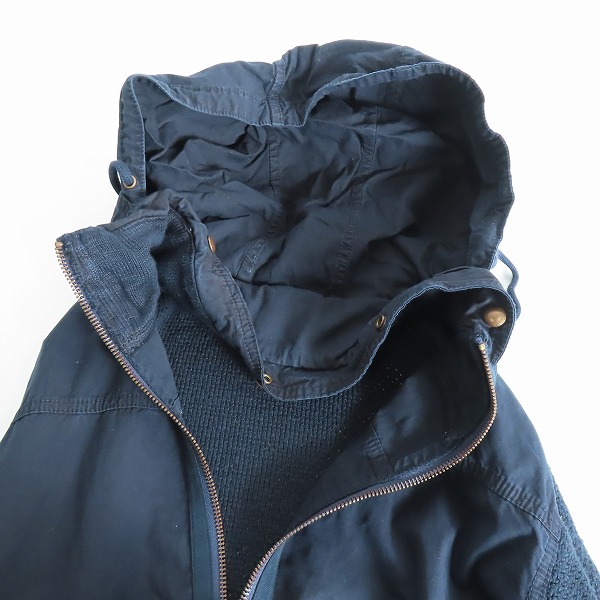 実際に弊社で買取させて頂いたHUGO BOSS/ヒューゴボス 袖ニット ジップアップジャケット XXXLの画像 2枚目