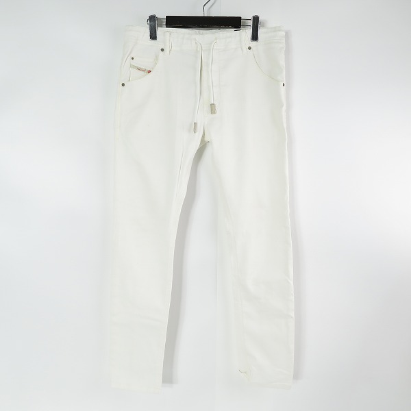 実際に弊社で買取させて頂いたDIESEL/ディーゼル Jogg Jeans/ジョグ ジーンズ スウェットデニムパンツ ホワイト KROOLEY-NE/30