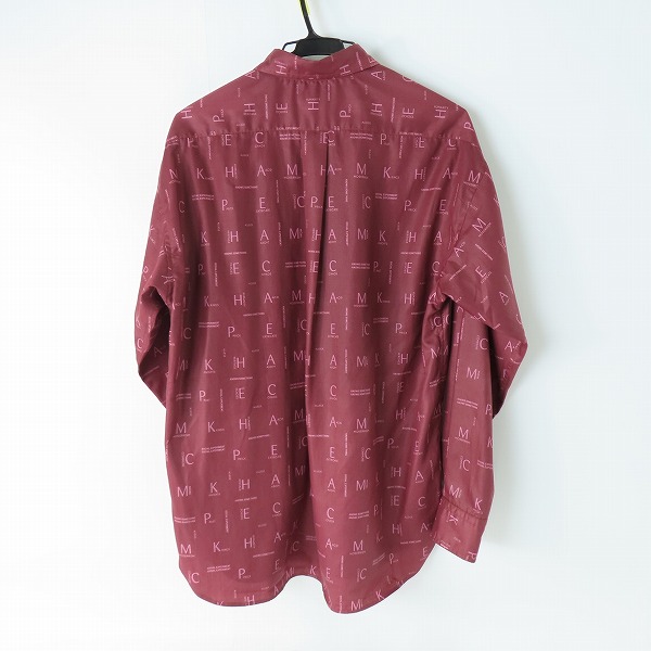 実際に弊社で買取させて頂いたALLEGE/アレッジ 18SS 総柄長袖シャツ AH18S-SH03/2の画像 1枚目