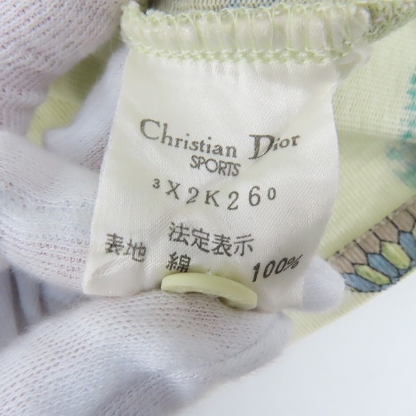 実際に弊社で買取させて頂いたChristian Dior SPORTS/クリスチャンディオールスポーツ 気球柄 長袖ポロシャツ Mの画像 3枚目