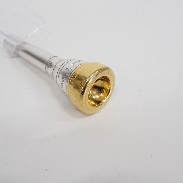 実際に弊社で買取させて頂いたYAMAHA/ヤマハ Custom 16C4-GP トランペット マウスピース ゴールド×シルバーの画像 2枚目