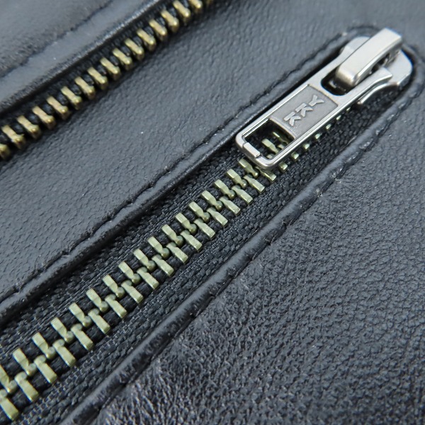 実際に弊社で買取させて頂いたURBAN RESEARCH/アーバンリサーチ レザー ダブルライダースジャケット/38の画像 4枚目