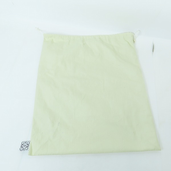 実際に弊社で買取させて頂いたLOEWE/ロエベ クッショントートバッグ アナグラムジャガード×レザー A612A93X25の画像 9枚目