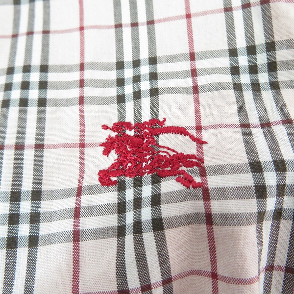 実際に弊社で買取させて頂いたBURBERRY BLUE LABEL/バーバリーブルーレーベル チェックシャツ FE526-100 38の画像 3枚目