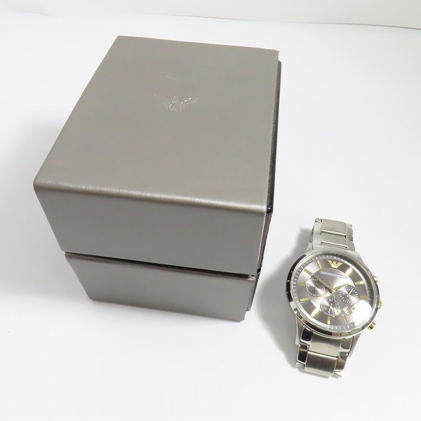 実際に弊社で買取させて頂いたEMPORIO ARMANI/エンポリオアルマーニ クォーツ 腕時計 AR-11047 【動作未確認】の画像 7枚目