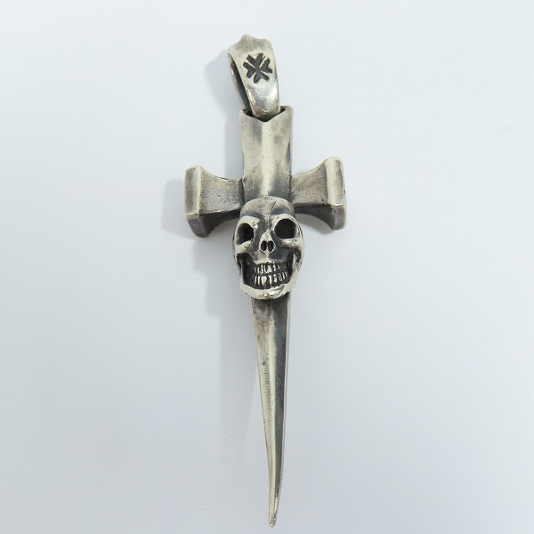 実際に弊社で買取させて頂いた【ギャラ付】Gabor/ガボール ギウサ シングルスカルダガー スクエアボトムペンダント/SKULL DAGGER SQUARE BOTTOM の画像 1枚目