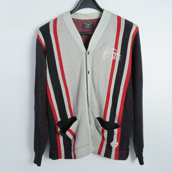 実際に弊社で買取させて頂いたCRIMIE/クライミー ストライプニット カーディガン/M