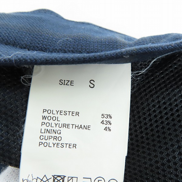 実際に弊社で買取させて頂いたTOMORROWLAND/トゥモローランド ウールチェック柄スラックスパンツ WS019CU/Sの画像 4枚目