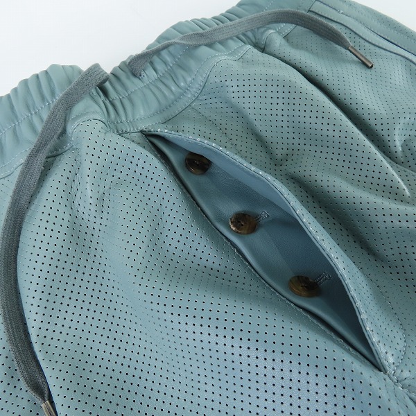 実際に弊社で買取させて頂いたTOM FORD/トムフォード 羊革 レザーパンツ/48の画像 5枚目