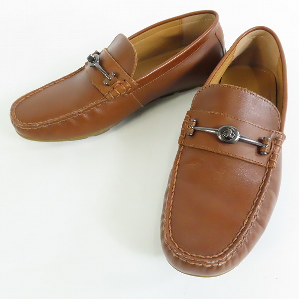 実際に弊社で買取させて頂いたCOACH/コーチ レザ ーシューズ/ビジネスシューズ/ローファー FG2984/US8