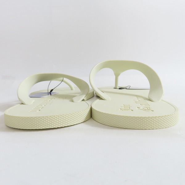 実際に弊社で買取させて頂いた【未使用】John Galliano/ジョンガリアーノ サンダル　ホワイト/40の画像 1枚目