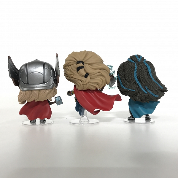 実際に弊社で買取させて頂いたFunko/ファンコ Pop/ポップ Thor Love and Thunder/ソー ラブアンドサンダー マイティソー/ヴァルキリー フィギュア 3点セットの画像 3枚目