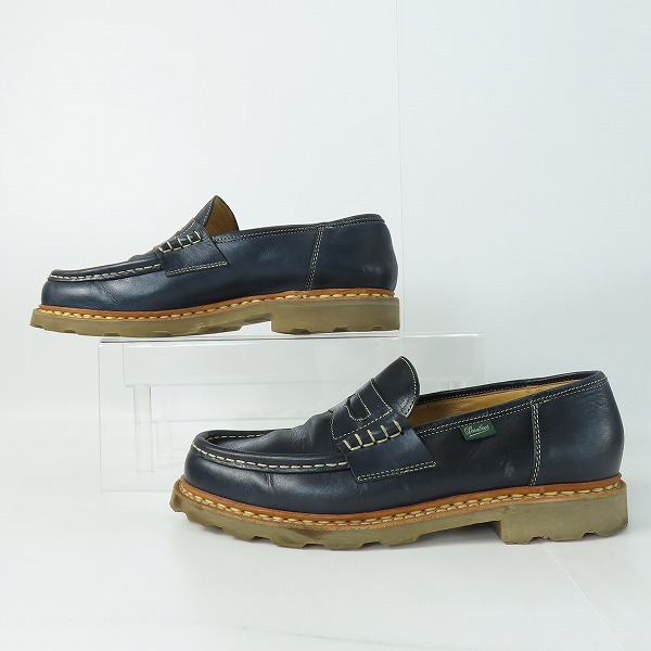 実際に弊社で買取させて頂いたParaboot/パラブーツ REIMS/MARCHE MIEL-VEG ランス コインローファー/シューズ 181010 8の画像 3枚目