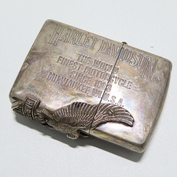 実際に弊社で買取させて頂いたZIPPO/ジッポー HARLEY DAVIDSON/ハーレーダビッドソン サイドメタル SINCE1903/94年製