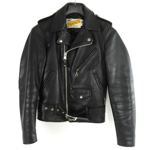 実際に弊社で買取させて頂いたPERFECTO by Schott/パーフェクト バイ ショット ダブルライダースジャケット ブラック/32