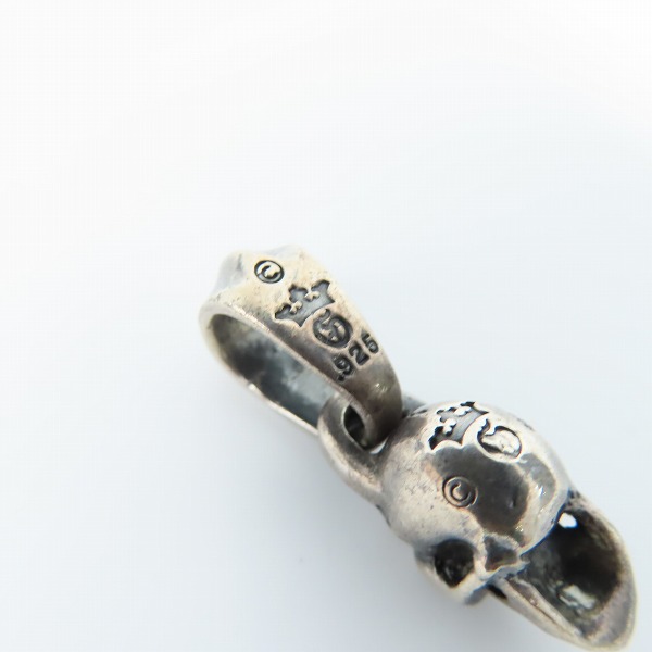 実際に弊社で買取させて頂いた【ギャラ付】Gabor/ガボール クォーターシングルスカル ペンダント/quarter single  SKULL pendantの画像 4枚目