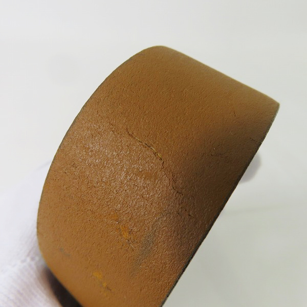 実際に弊社で買取させて頂いたa.testoni/ア・テストーニ レザーベルト/ブラックの画像 5枚目