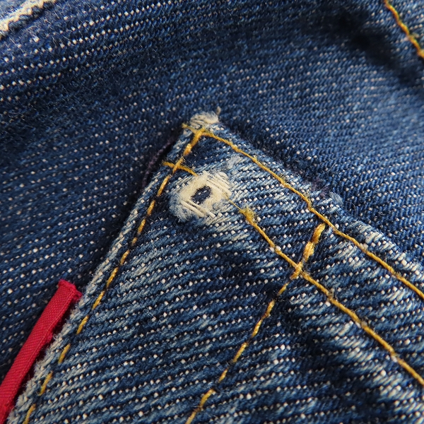 実際に弊社で買取させて頂いたLEVI'S/リーバイス 1947モデル 501XX ビッグE デニムパンツ 復刻 47501-0117 W34 L36の画像 7枚目