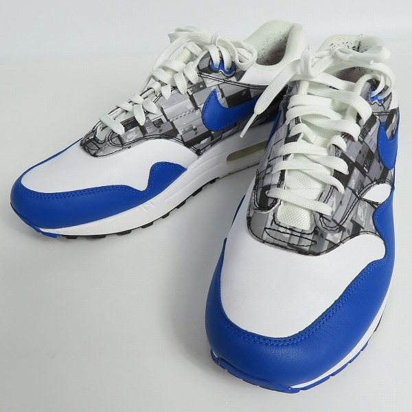 実際に弊社で買取させて頂いたNIKE×atmos/ナイキ×アトモス AIR MAX 1 PRNT/エアマックス1 プリント BLUE WE LOVE NIKE AQ0927-100/29