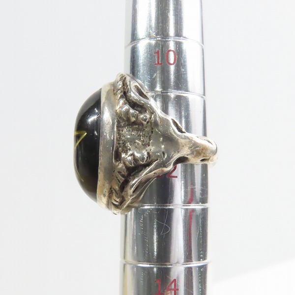 実際に弊社で買取させて頂いたALEX STREETER/アレックスストリーター 初期 ブラックマジックリング ダークサイドリング 12号の画像 6枚目