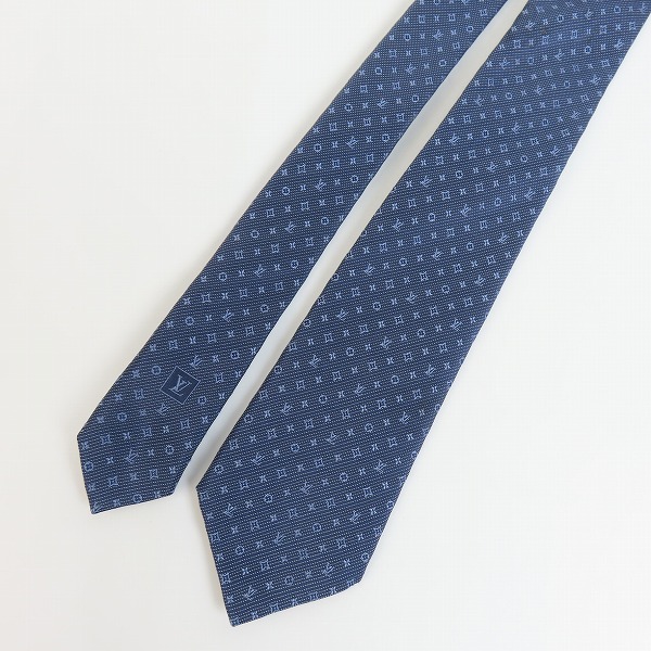 実際に弊社で買取させて頂いたLOUIS VUITTON/ルイヴィトン モノグラム柄 ネクタイの画像 5枚目