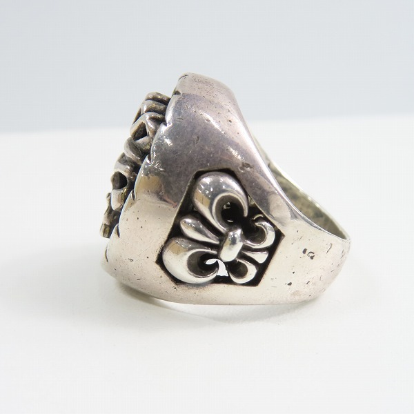 実際に弊社で買取させて頂いたLEATHERS&TREASURES/レザーズ＆トレジャーズ クラウン スカル リング 21-22号の画像 2枚目