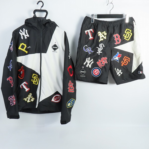 実際に弊社で買取させて頂いたF.C.Real Bristo/lF.C.レアルブリストル MLB セットアップ ジャケット/ハーフパンツ FCRB-212015/FCRB-212016/L