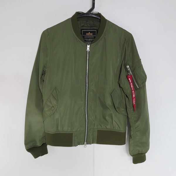 実際に弊社で買取させて頂いたALPHA INDUSTRIES×URBAN RESEARCH iD/アルファ×アーバンリサーチ MA-1 フライトジャケット TA1007-8003/XS