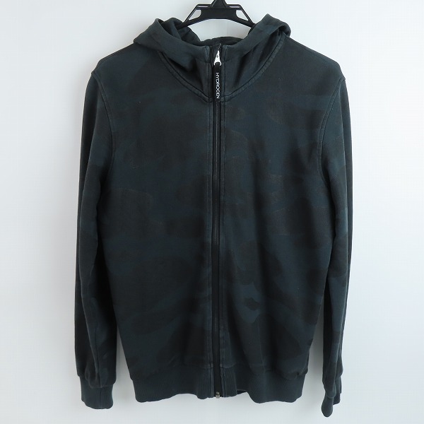 実際に弊社で買取させて頂いたHYDROGEN/ハイドロゲン カモフラ柄 フルジップパーカー/M