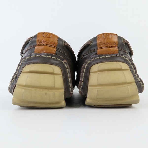 実際に弊社で買取させて頂いたCOLE HAAN/コールハーン ZEROGRAND/ゼログランド キャンプ モック ドライバー レザー C25996/11の画像 1枚目