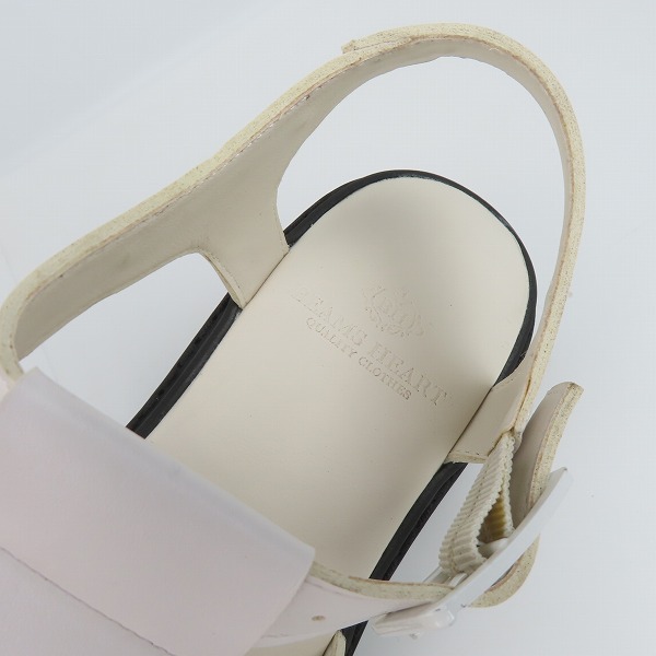 実際に弊社で買取させて頂いたBEAMS HEART/ビームスハート フェイクレザー グルカサンダル/42の画像 4枚目