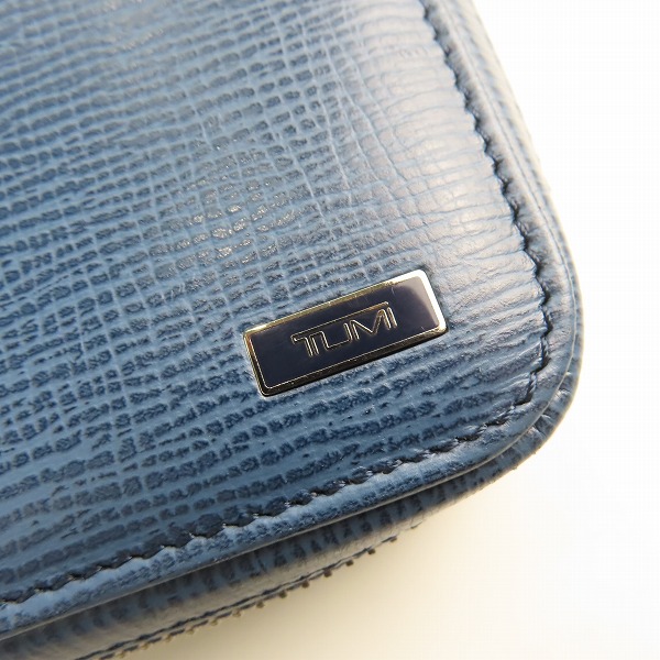 実際に弊社で買取させて頂いたTUMI/トゥミ ラウンドジップ 長財布 ロングウォレットの画像 5枚目