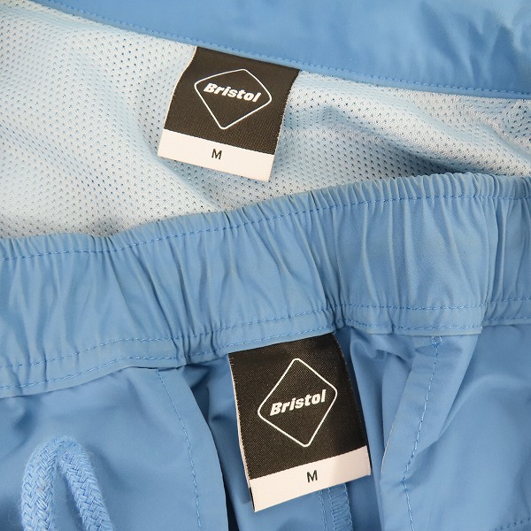 実際に弊社で買取させて頂いたF.C.Real Bristo/lF.C.レアルブリストル セットアップ ジャケット/パンツ ブルー FCRB-220051/FCRB-220052/Mの画像 2枚目