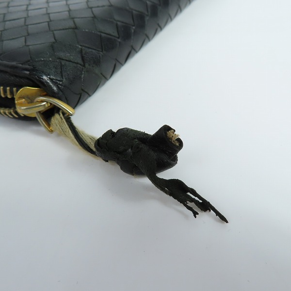 実際に弊社で買取させて頂いたBOTTEGA VENETA/ボッテガヴェネタ イントレチャート ラウンドファスナー 長財布の画像 7枚目