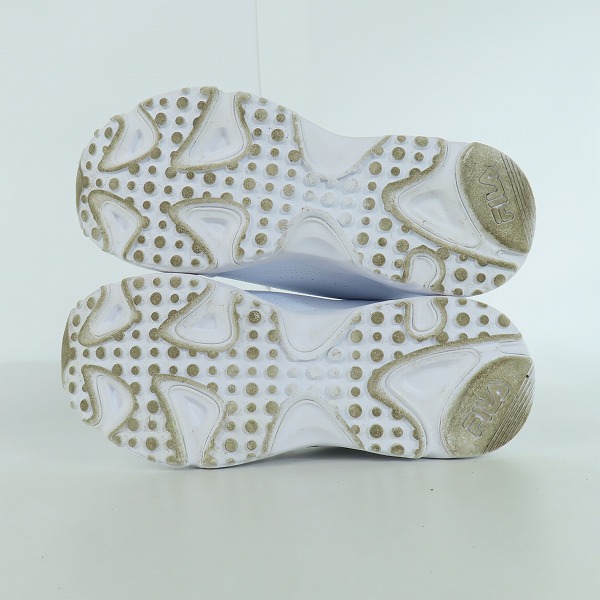 実際に弊社で買取させて頂いたFILA/フィラ DISTRACER HEART/ディストレーサーハート 厚底スニーカー USS21086-128 25の画像 2枚目