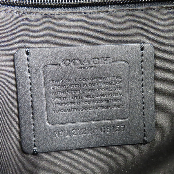 実際に弊社で買取させて頂いたCOACH/コーチ ハドソン ダブル ハンドル トートバッグ ビジネスバッグ C8157の画像 4枚目